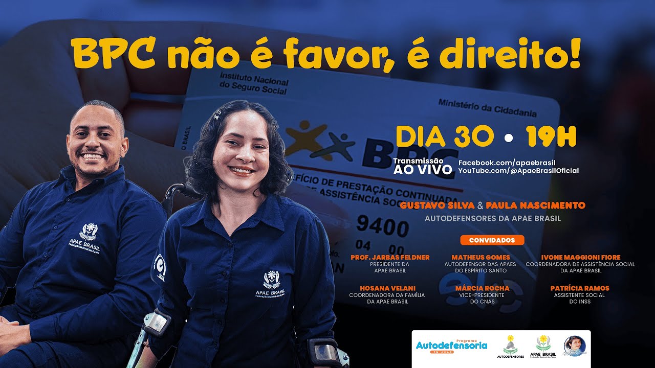 Programa Autodefensoria em Ação | BPC não é favor, é direito!