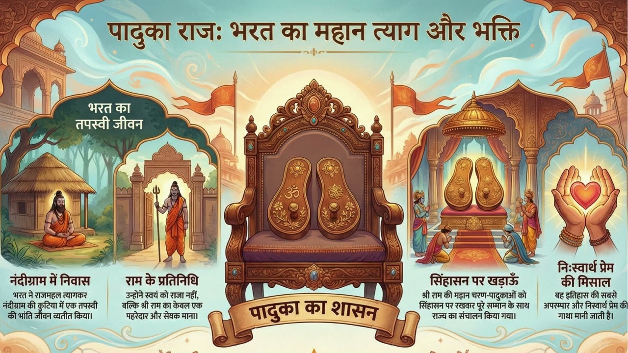 रामायण की उत्पत्ति - पादुका राज (विषय 23)