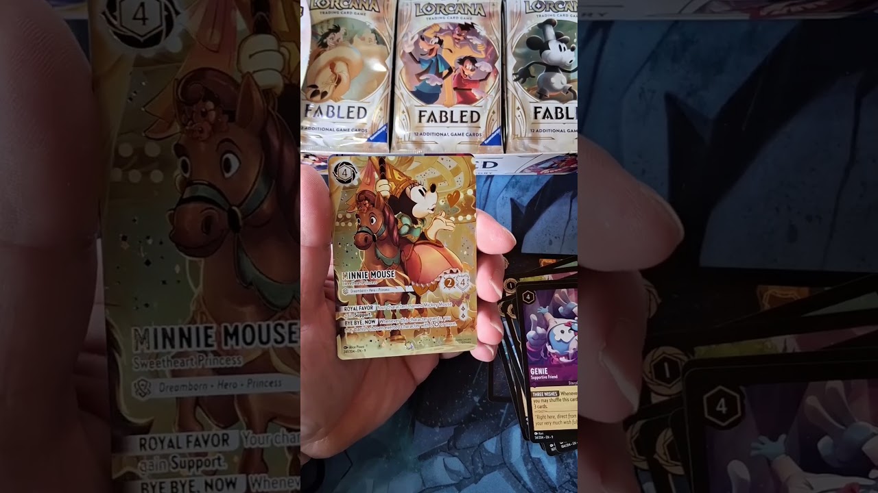 ICONIC PULL Disney Lorcana Fabled Pack Opening