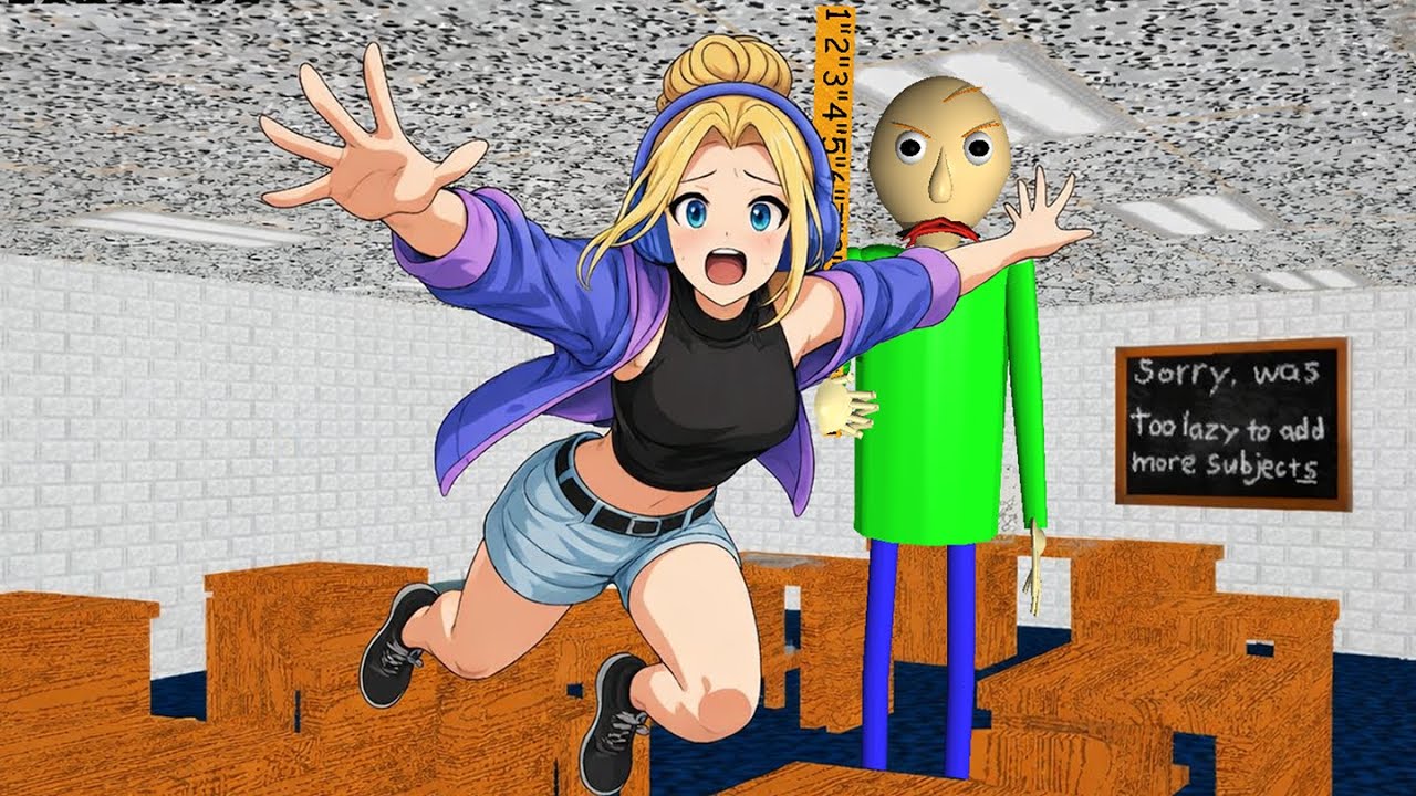 Захватывающий побег из Baldi's Basics!