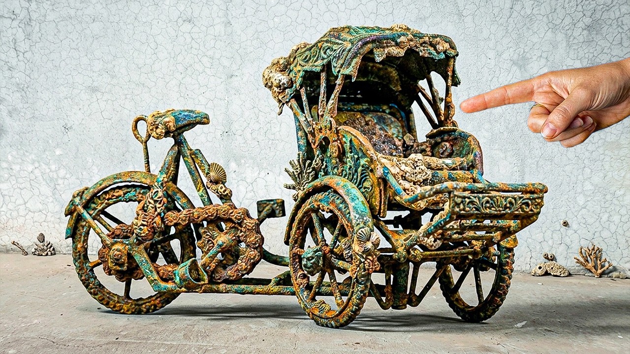 $20,000 Cyclo Restoration &ndash; Rusty 60-Year-Old Antique Discovered in an Underground Tunnel