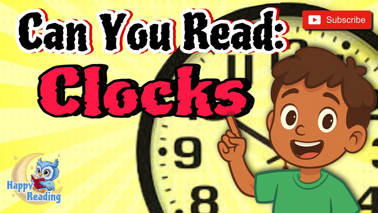 🕙Let's Learn How to Read Clocks! ⏰