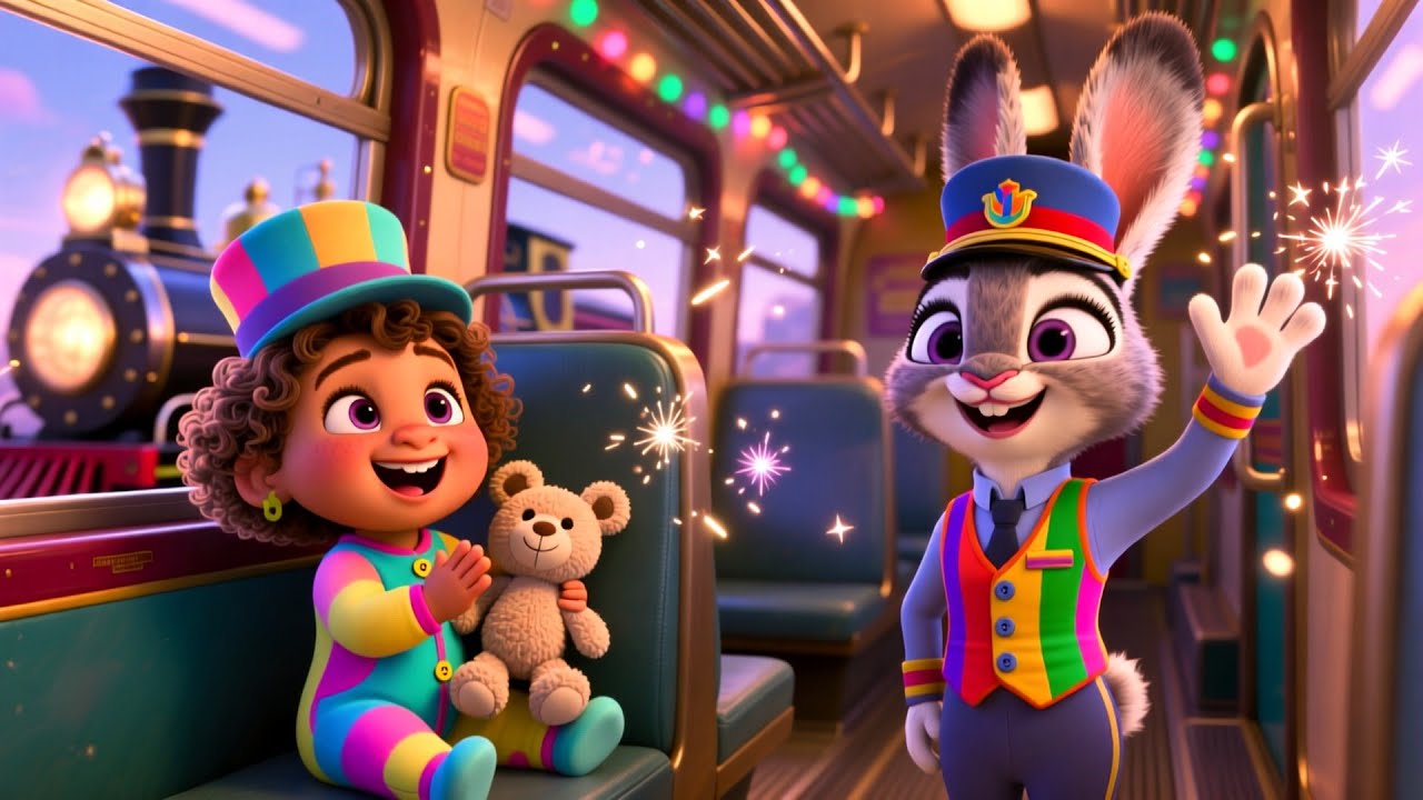 Train Fun With 123 🚂🎶 Fun Counting Song for Kids | Learn Numbers 1 to 10
