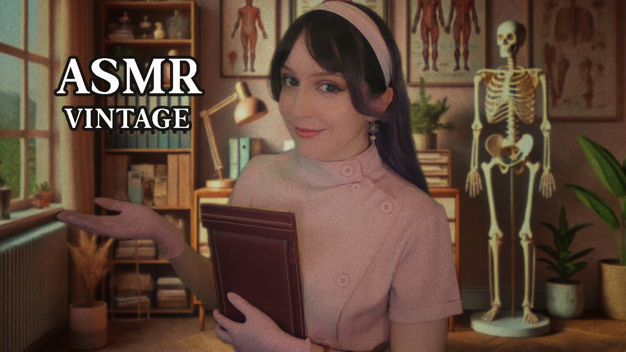 ⭐Examen de los Nervios CRANEALES en 1965 🩺 ASMR VINTAGE Médico