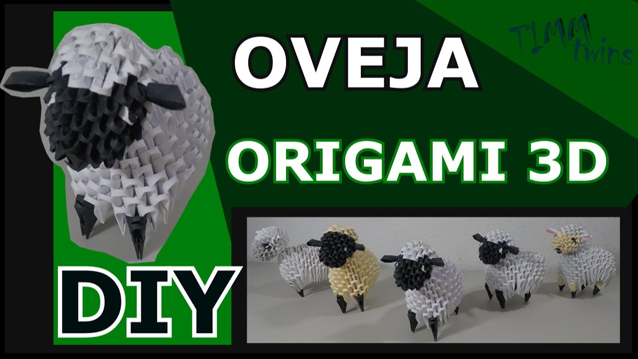 Oveja Origami 3D / Timm Twins