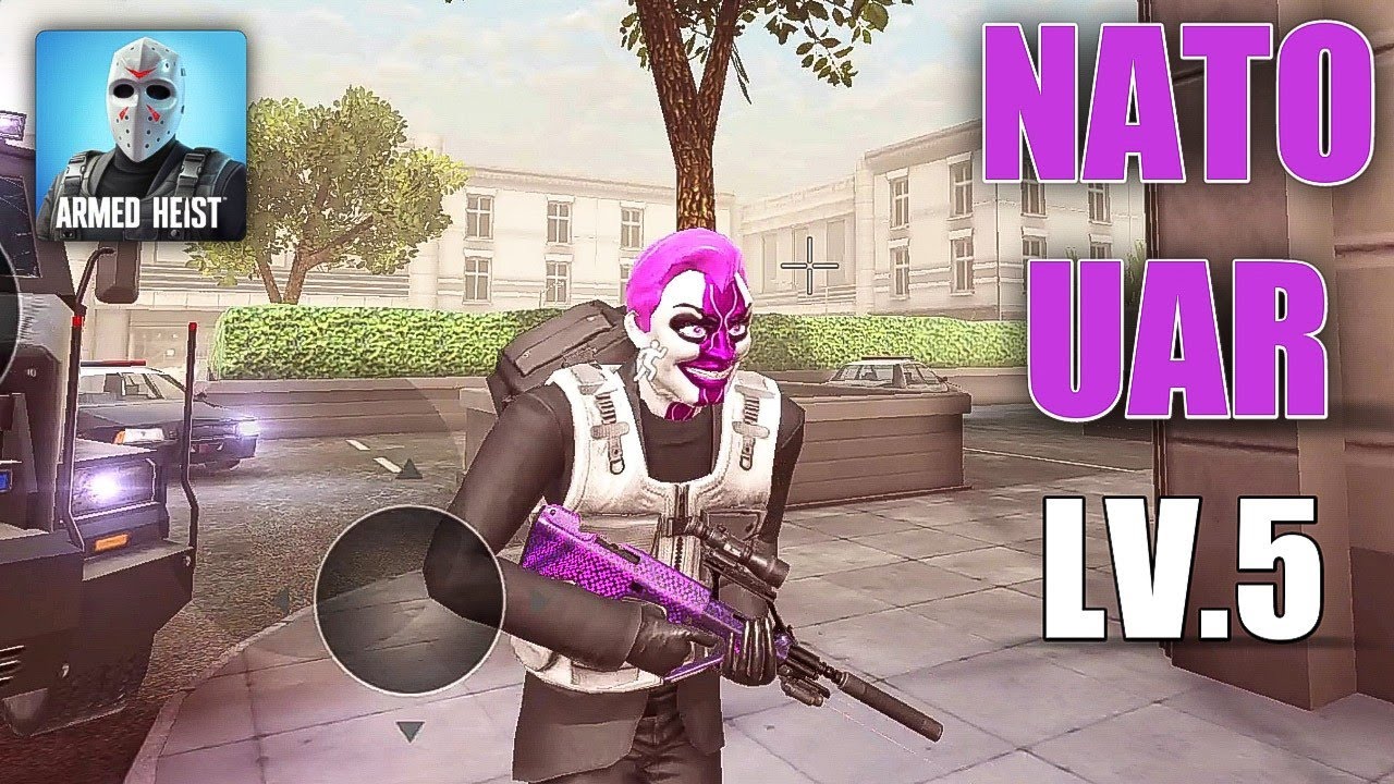 ARMED HEIST - *NEW* BEST NATO UAR LV.5 ACCURACY SETUP - PRO Gameplay ( IOS Android )