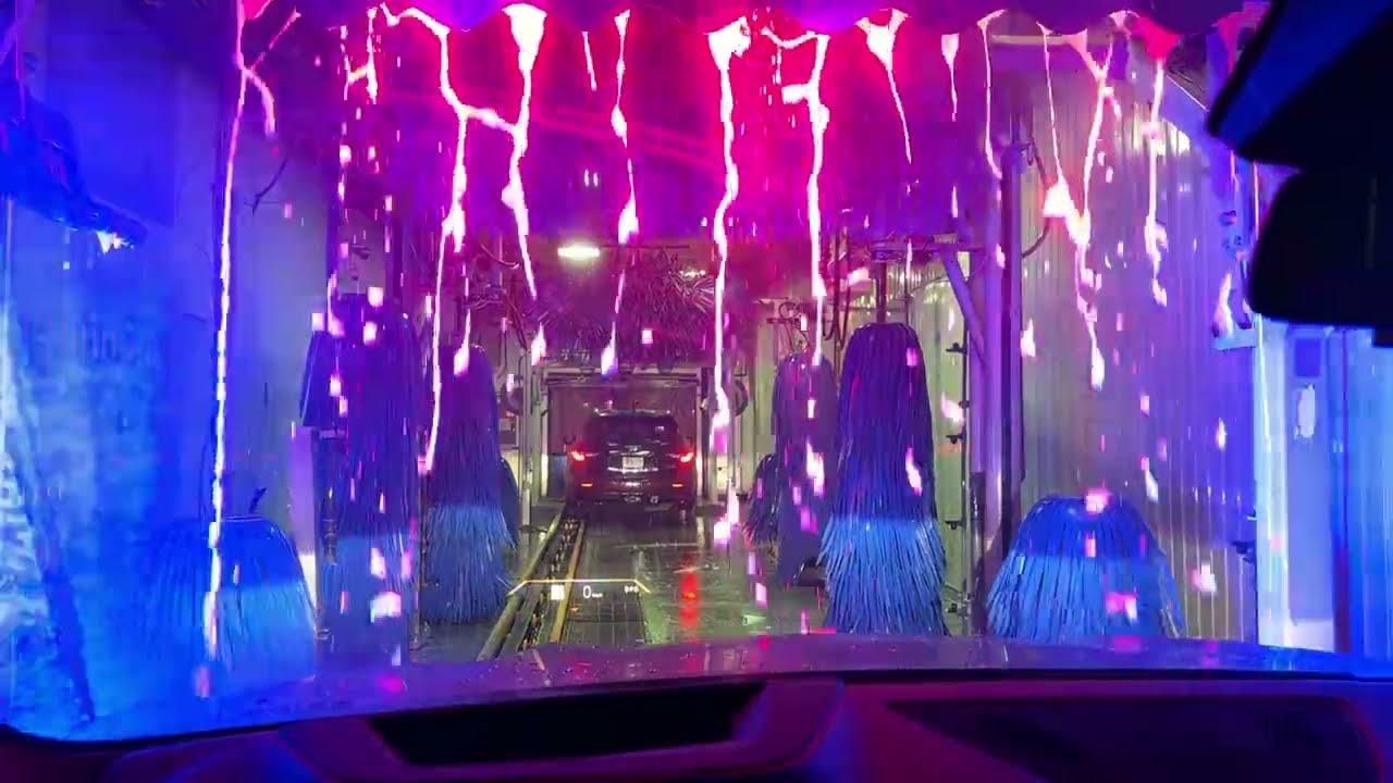 This Petro-Canada Car Wash Feels Like a Mini Light Show!