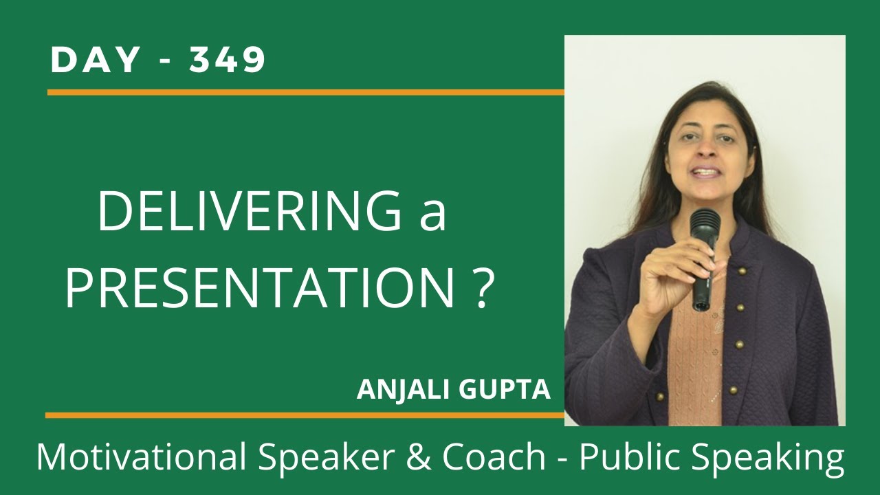 DELIVERING a PRESENTATION? - Day 349 of my CHALLENGE to be LIVE on FB for 365 days in 2020