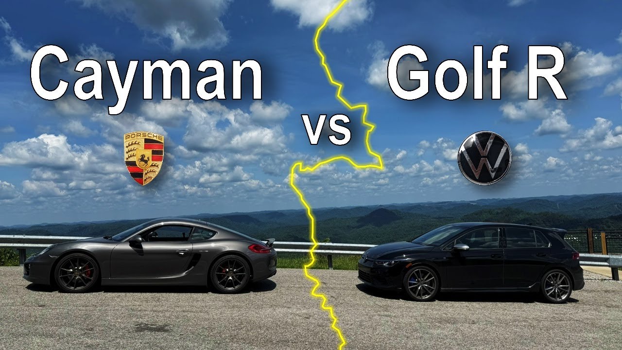 Porsche Cayman vs Golf R | Mid-Engine vs Hot Hatch Showdown