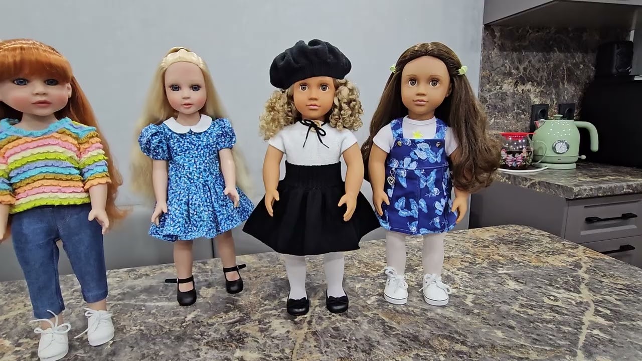 Связала наряд на куклу Our generation, привожу кукол в порядок. #doll#кукольныйколлекционер 