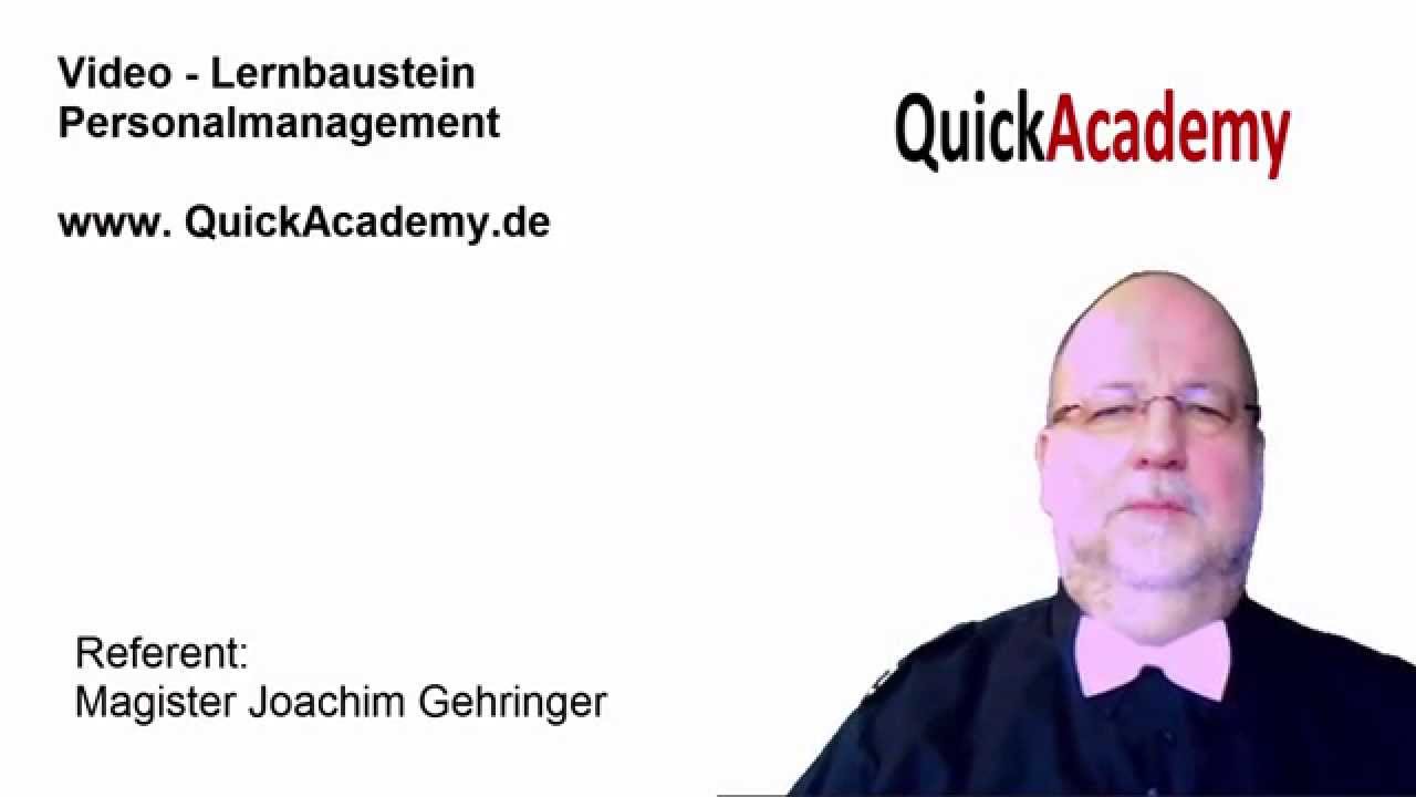 Personalmanagement f&uuml;r Fachwirte und Betriebswirte IHK Modul 1.