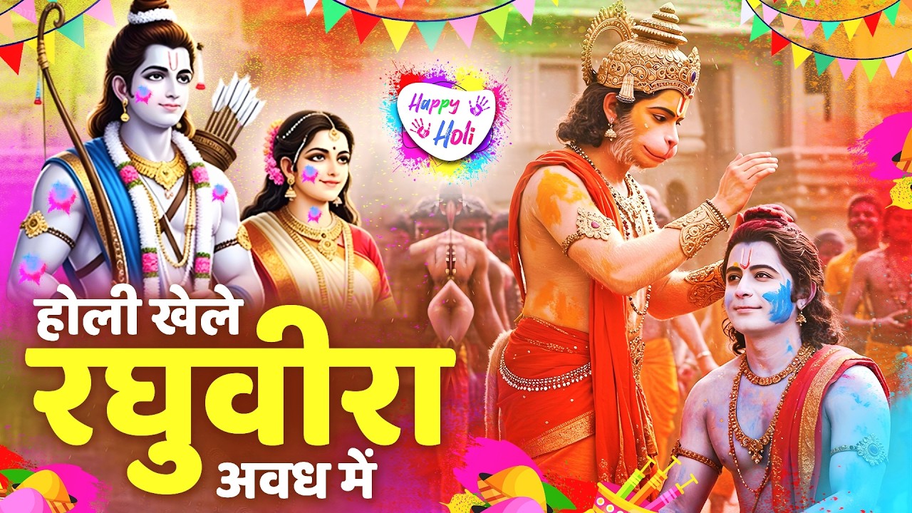 होली खेले रघुवीरा अवध में Holi Khele Raghuvira Avadh Mein - Holi Song | Hori Khele Raghuveera