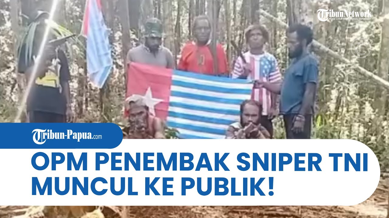 OPM Kodap Sorong Raya Muncul ke Publik Usai Serang Sniper TNI