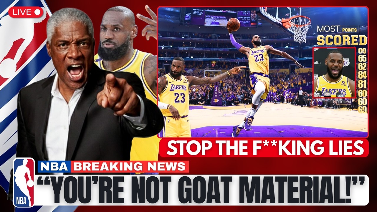 Julius Erving GOES OFF On LeBron GOAT Claims —You’re Not Even In My Top 10
