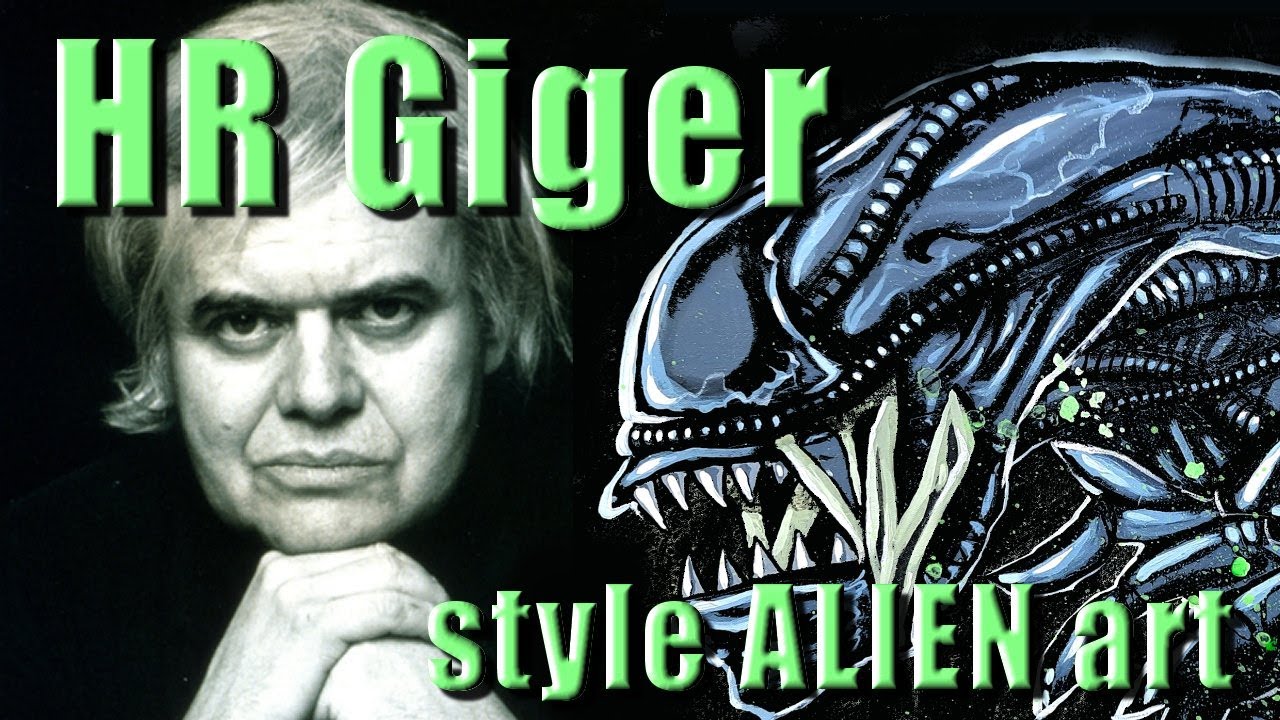 Alien Awesomeness: In the Style of HR Giger Art Tutorial