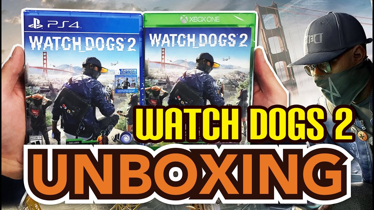 Watch Dogs 2 (PS4 / Xbox One) Unboxing !!
