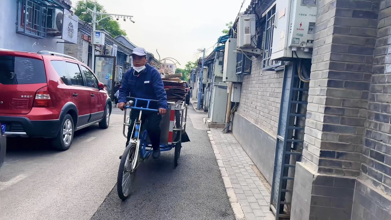 Beijing Walking,Walk from Xisi North Street to Xisi North Ertiao【4K】