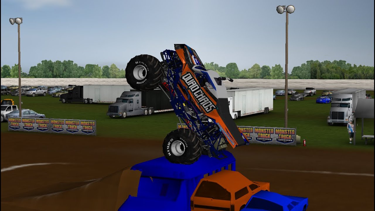 Rigs of Rods Monster Truck Freestyle: Quad Chaos at MTT Ionia 2020 Custom