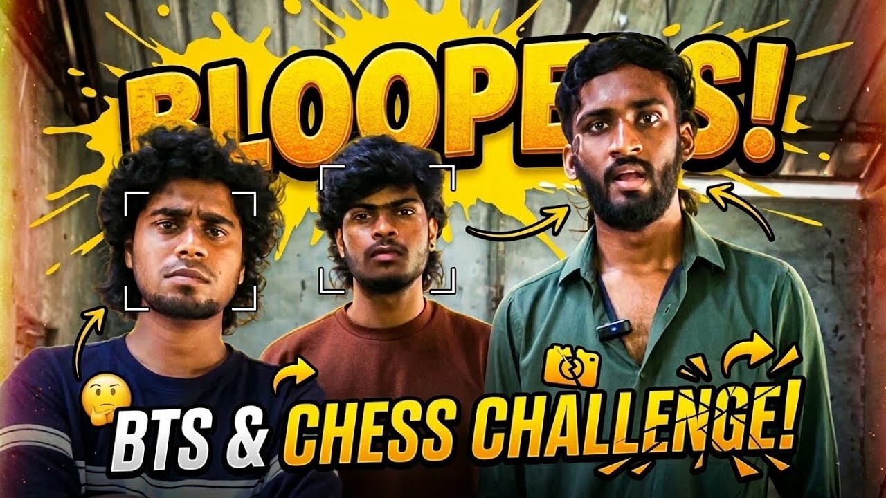 Goofygenchess × Kaathadi Club Collab | Bloopers | Bts | Chess Game Challenge.