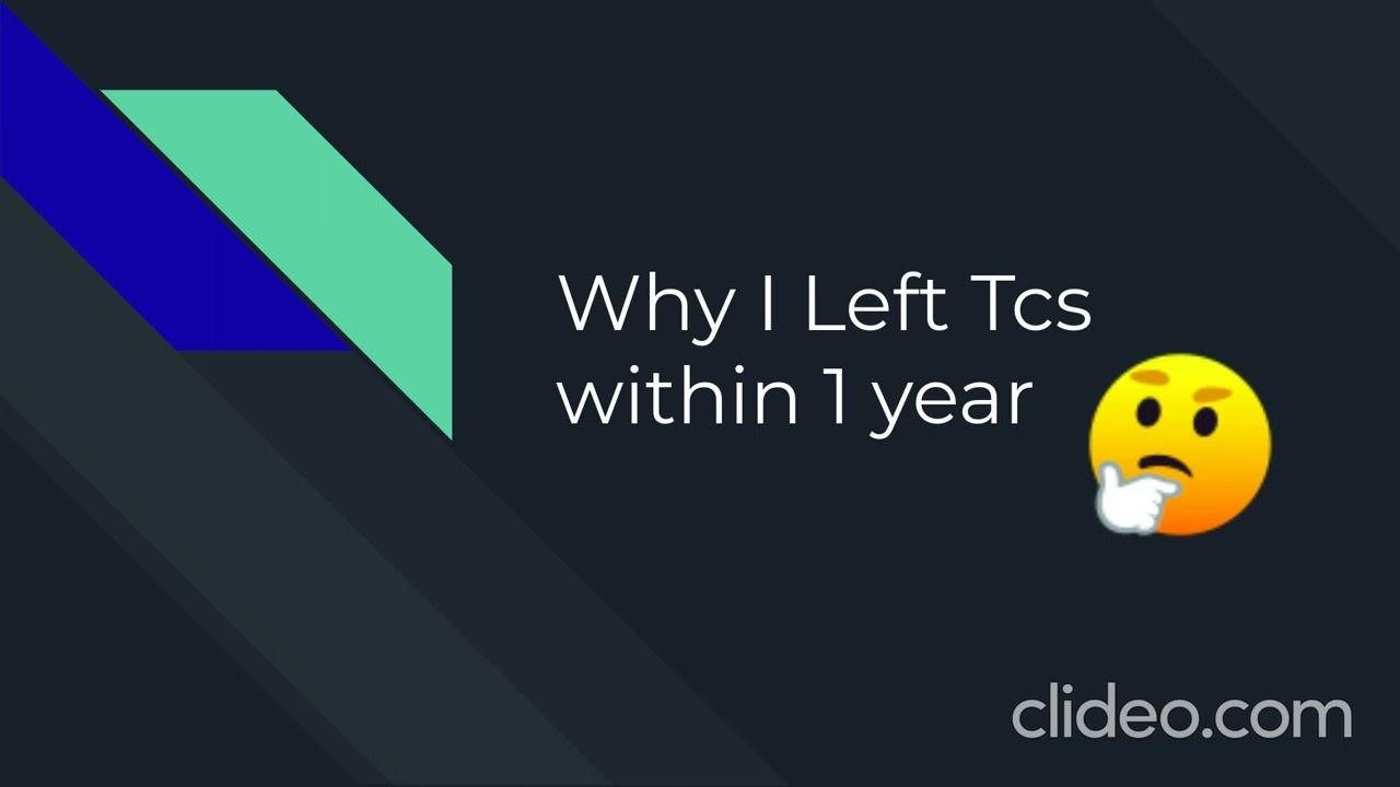 I Resigned from TCS (Ninja) || Why I Left TCS || Why I resigned ?