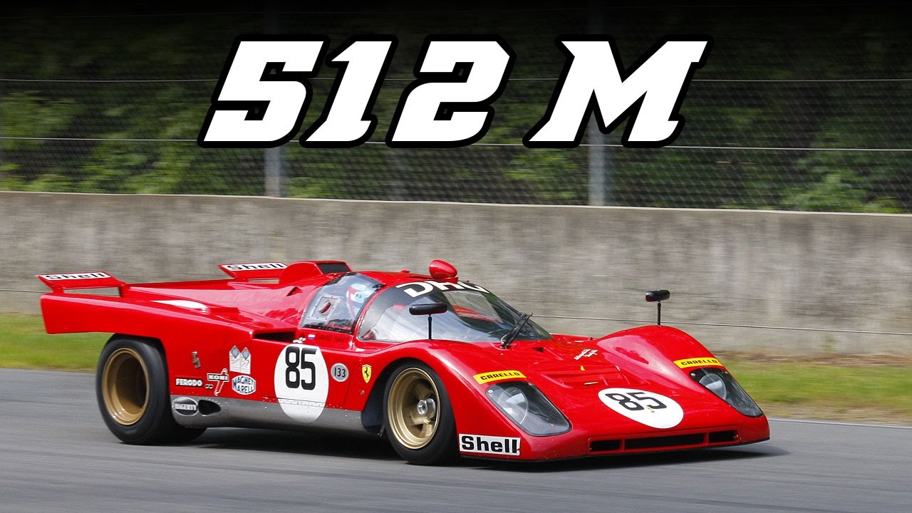 Ferrari 512 M at Spa / Zolder / Nürburgring (incl. revving)