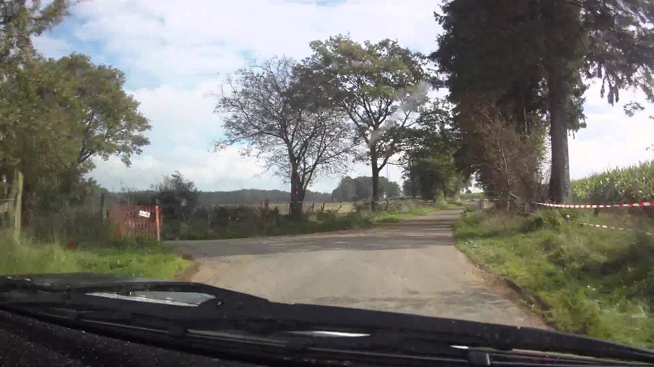 On-Board East Belgian Rally 2014 SS 3 Amel Hermann S.-Maraite A