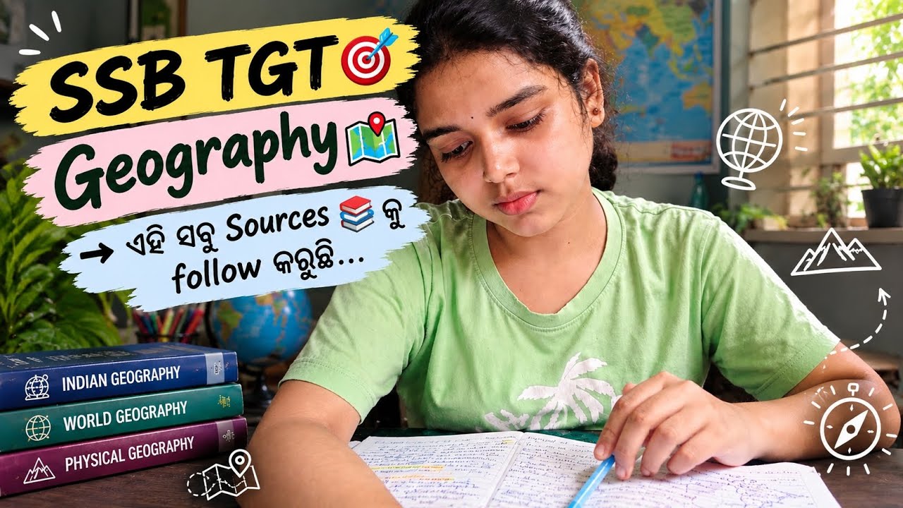 SSB TGT 🎯GEOGRAPHY 🗺️ Sources that I am following...📚