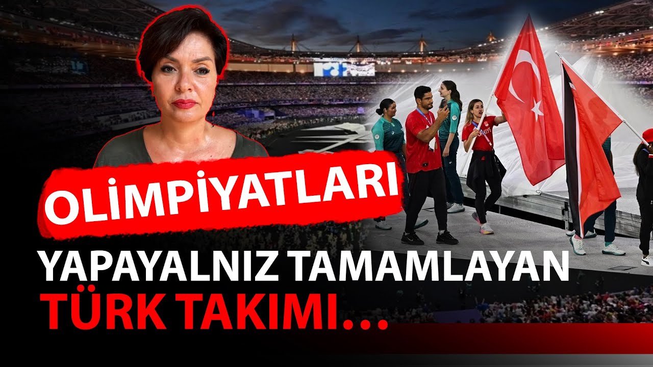 OLİMPİYATLARI YAPAYALNIZ TAMAMLAYAN TÜRK TAKIMI…