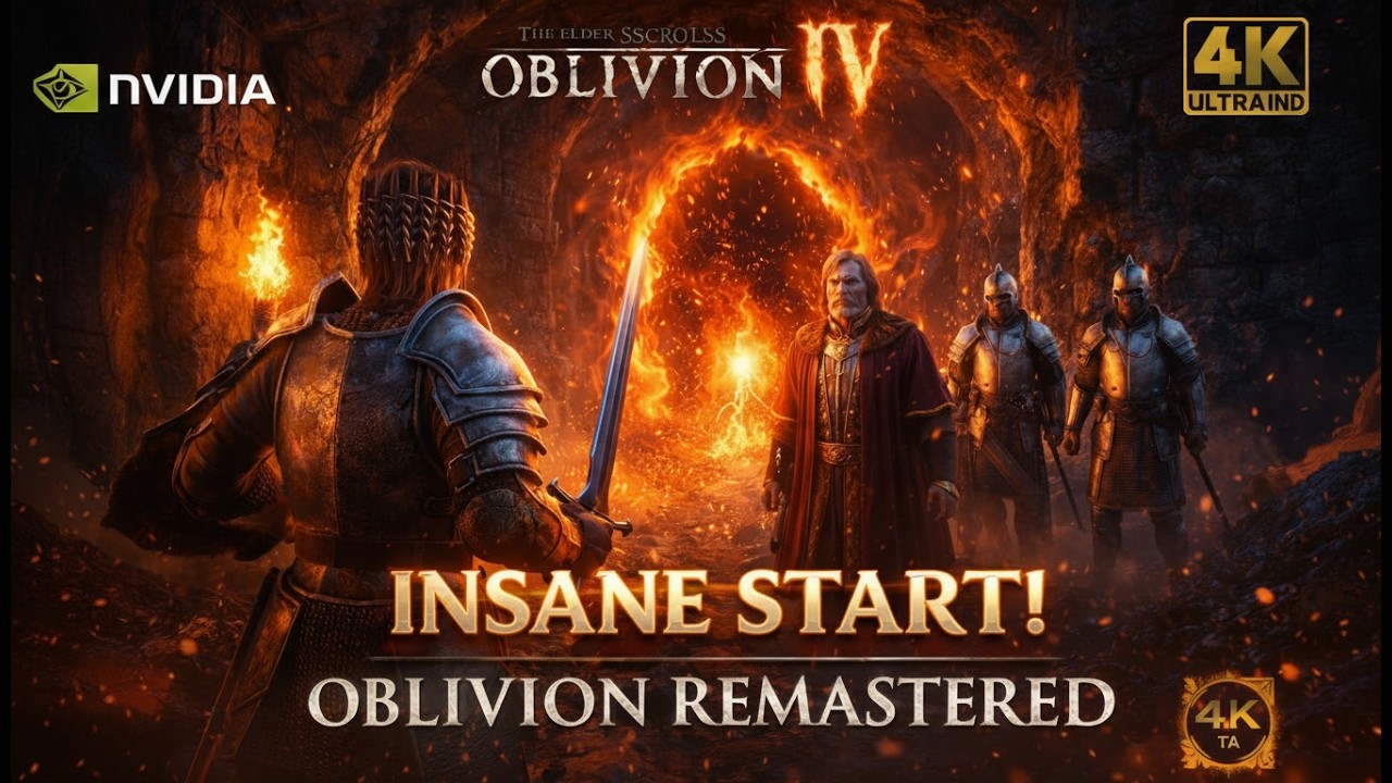 The Beginning of an EPIC Journey – Oblivion Remastered Opening Gameplay 