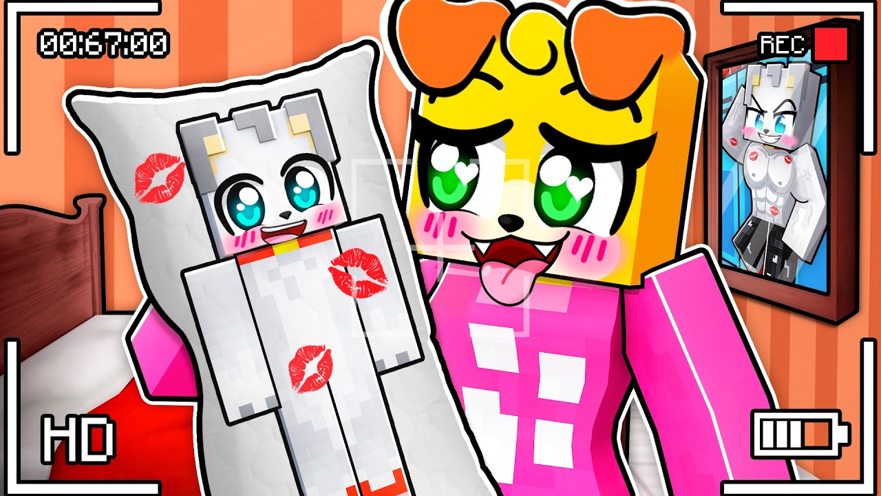A Mochi se le OLVID&Oacute; PARAR DE GRABAR en Minecraft... 😱😍