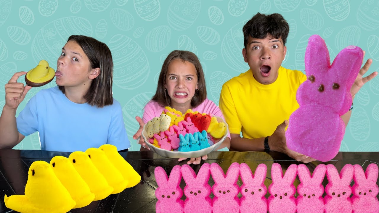 Last to STOP Eating Peeps!! w/@The Ohana Adventure @Ohana Boys *funny*