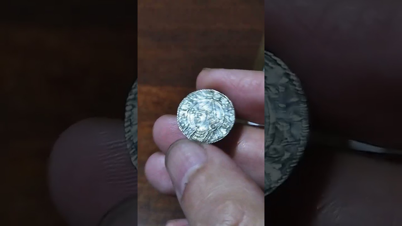 DANISH KING OF ENGLAND Cnut 1016-1035 Silver Penny Thedford monneyer Tidraed c. 1024 