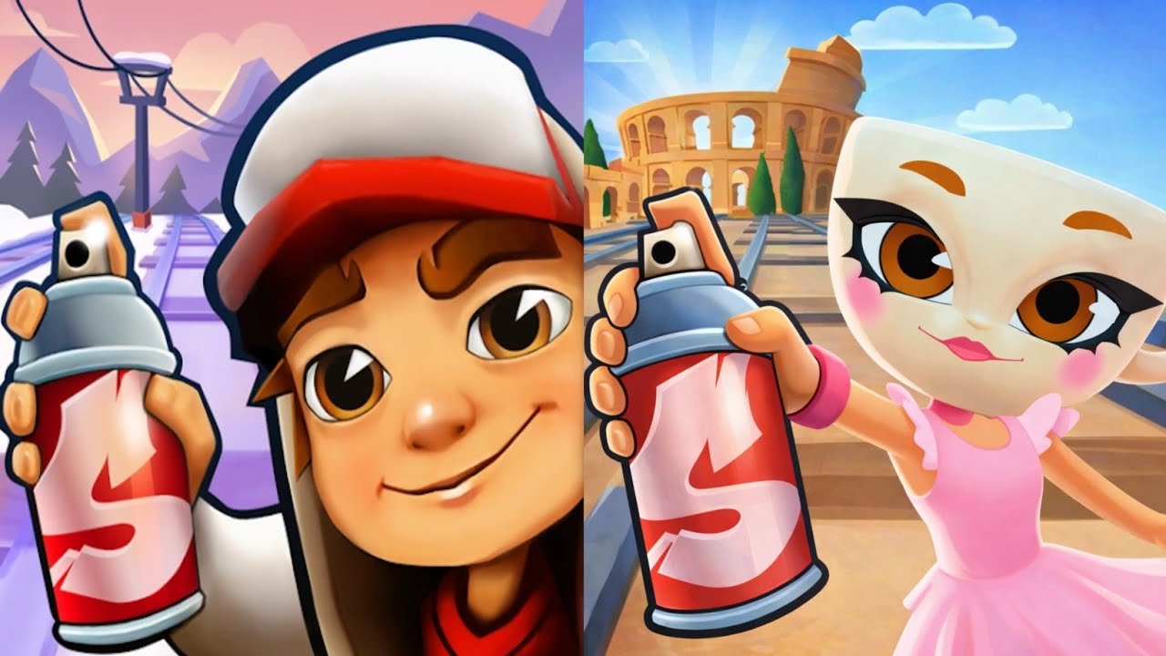 Subway surfers: winter xtreme 2026 🆚 Rome 2026 Map Comparison 