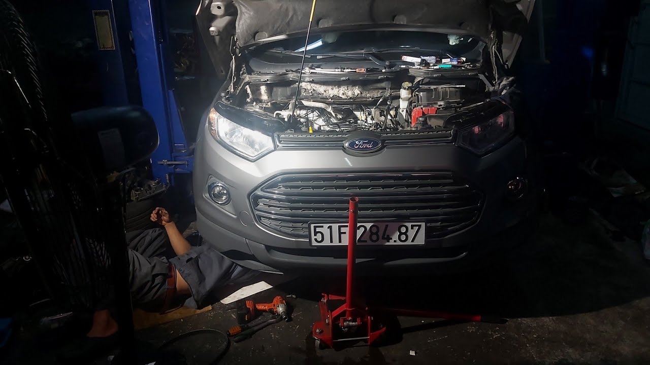 Ford Ecospost, Fiesta thay dây đai cam, cách lấy dấu cam ( timing tool)- gara Cường Nguyễn
