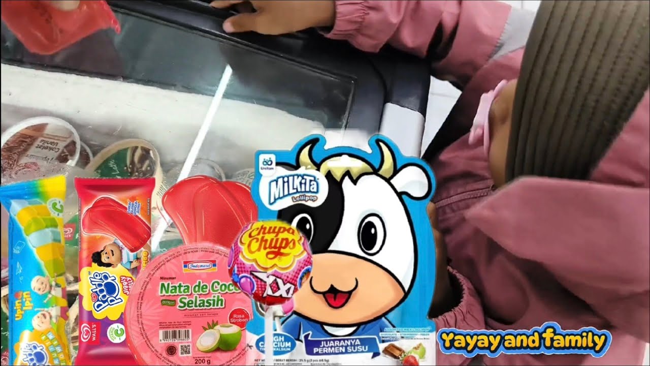 JAJAN ICE CREAM PADDLE POP JUMBO DI INDOMARET (KESUKAAN AQILA)