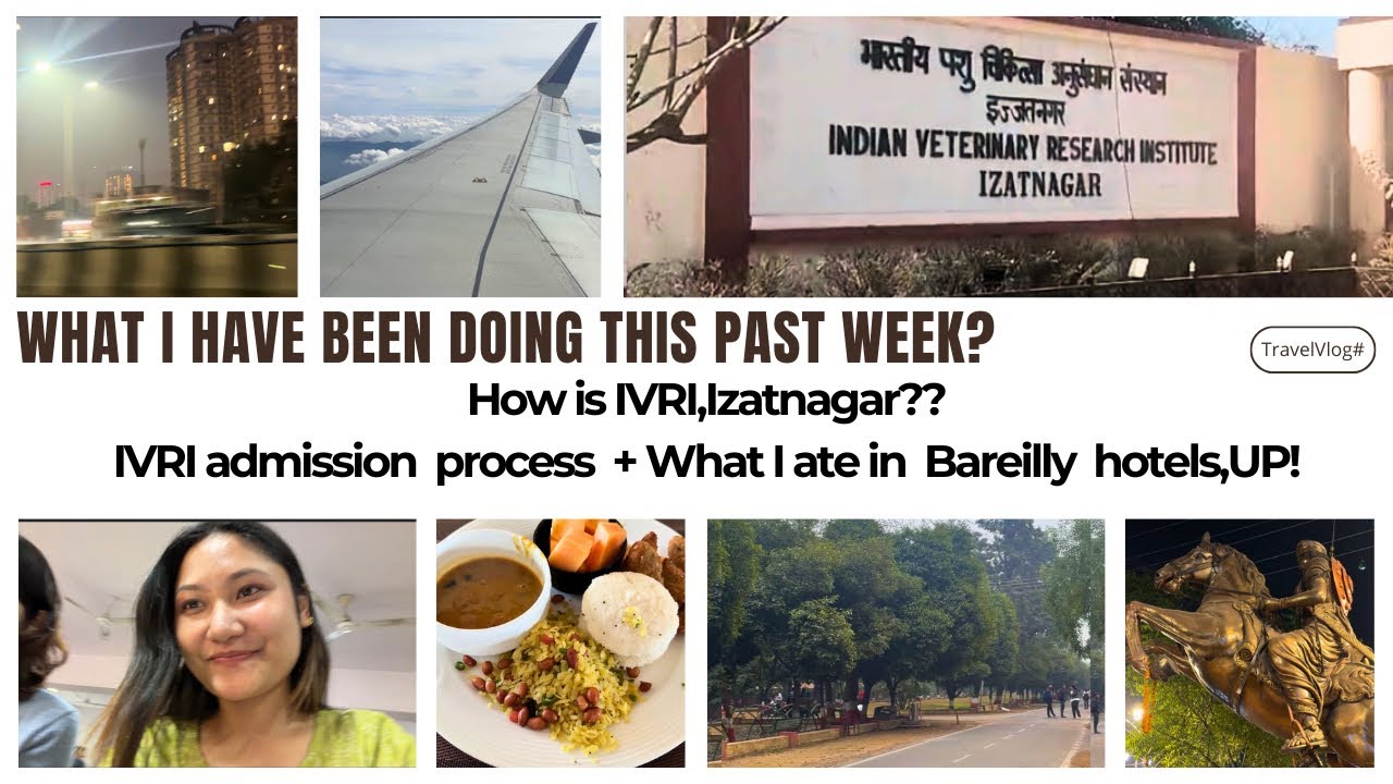 I went to IVRI,Izatnagar for admission and came back home.. ✈️ (#travelvlog)