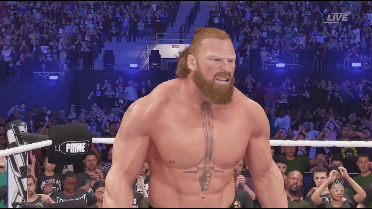 MainEvent WWE Title Match Hulk Hogan Vs Brock Lesnar