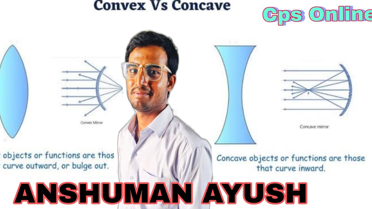 Difference Between Concave and Convex Mirror | Anshuman Ayush | Mirror | #CpsOnline #jitendraSir