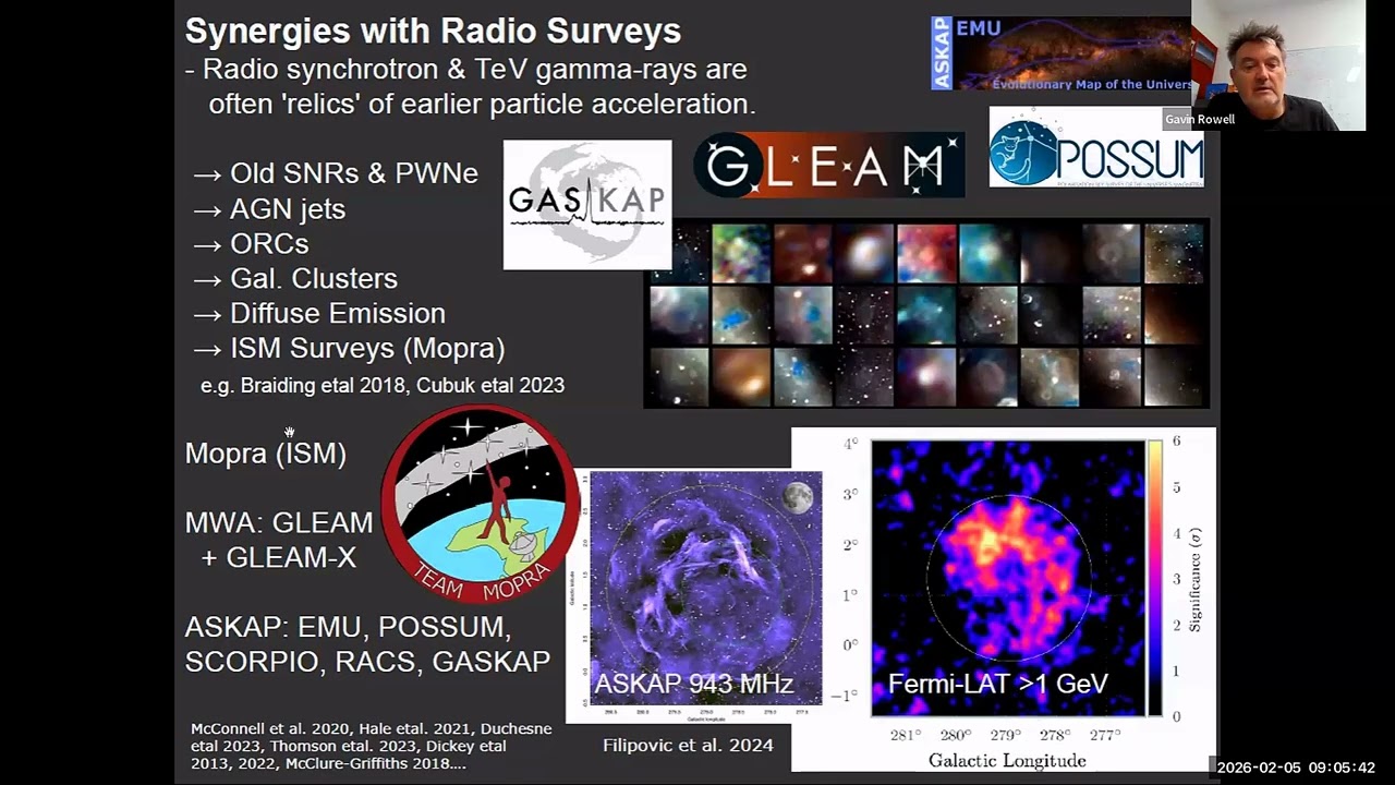 Day 4 - Lecture 1:  Radio & Gamma Ray Synergies: The Role of Interstellar Gas  | Gavin Rowell
