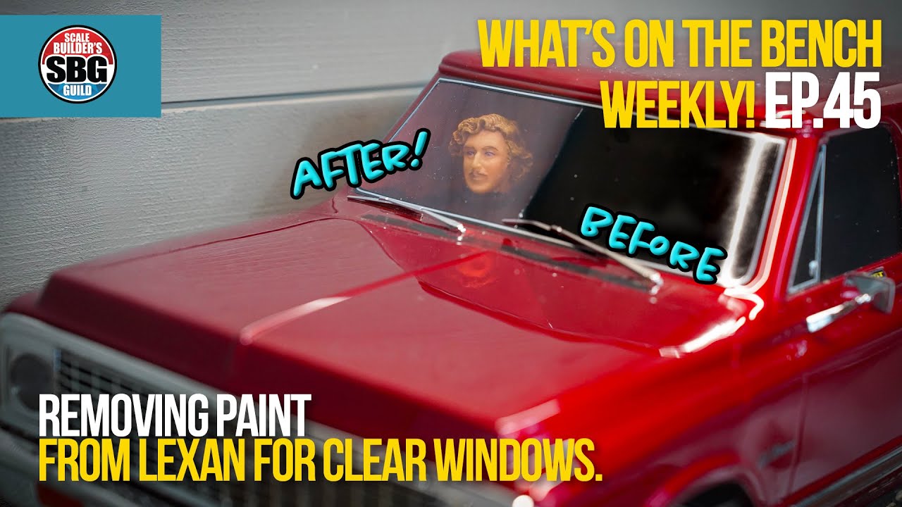 How to remove paint on a Lexan body - What's on the Bench Weekly Ep45