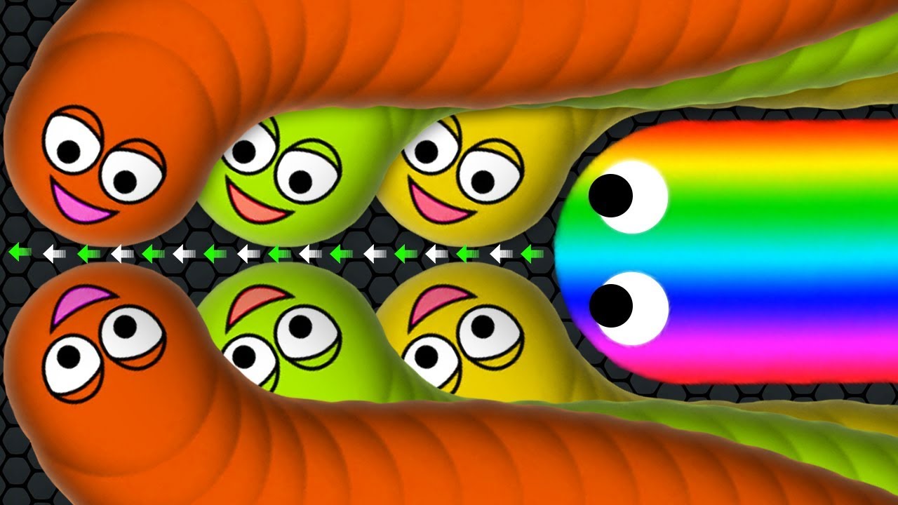 Slither.io Vs. Wormate.io Trolling Giant Snakes Compilation Epic Slitherio/Wormateio Gameplay!