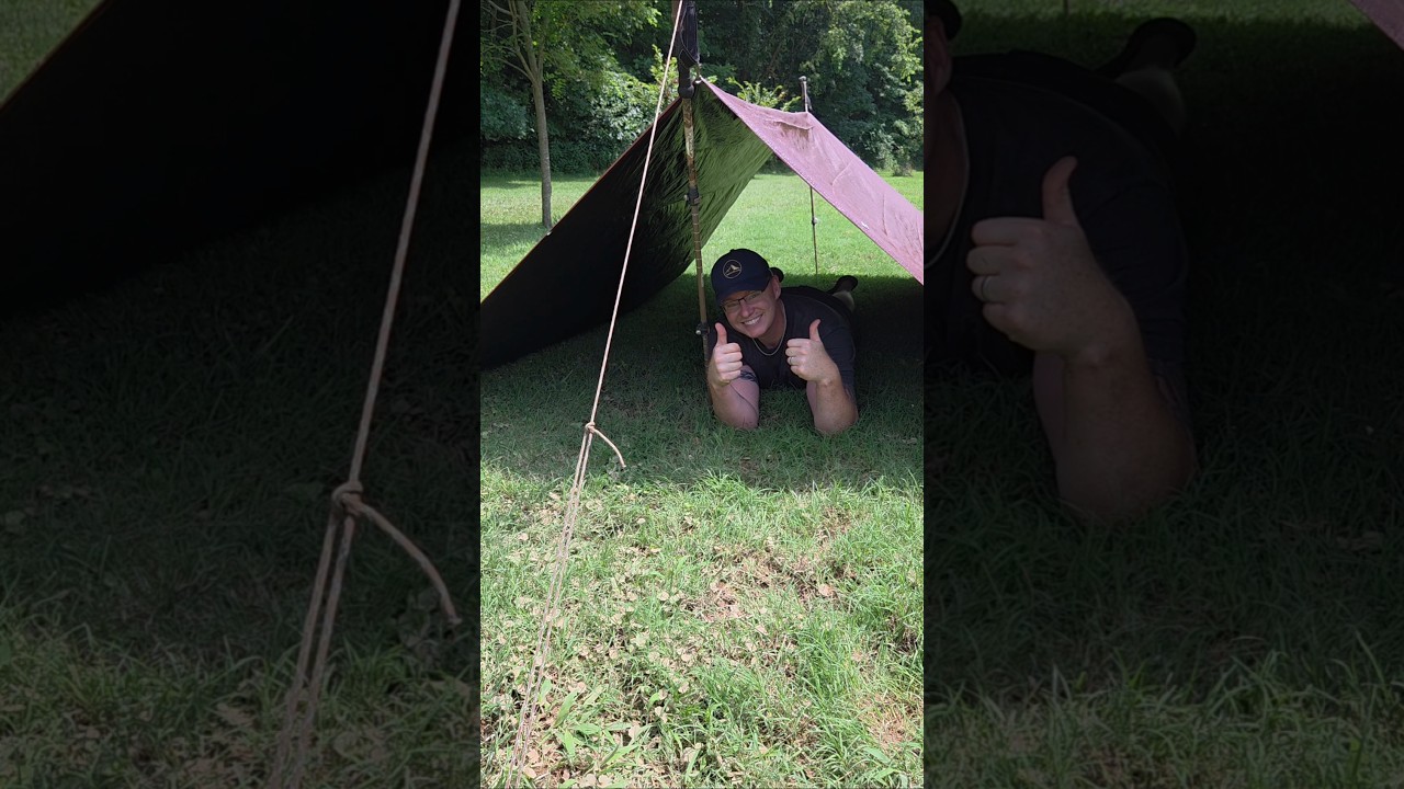 Tarp Shelters Made Easy: A Frame Trekking Pole Shelter