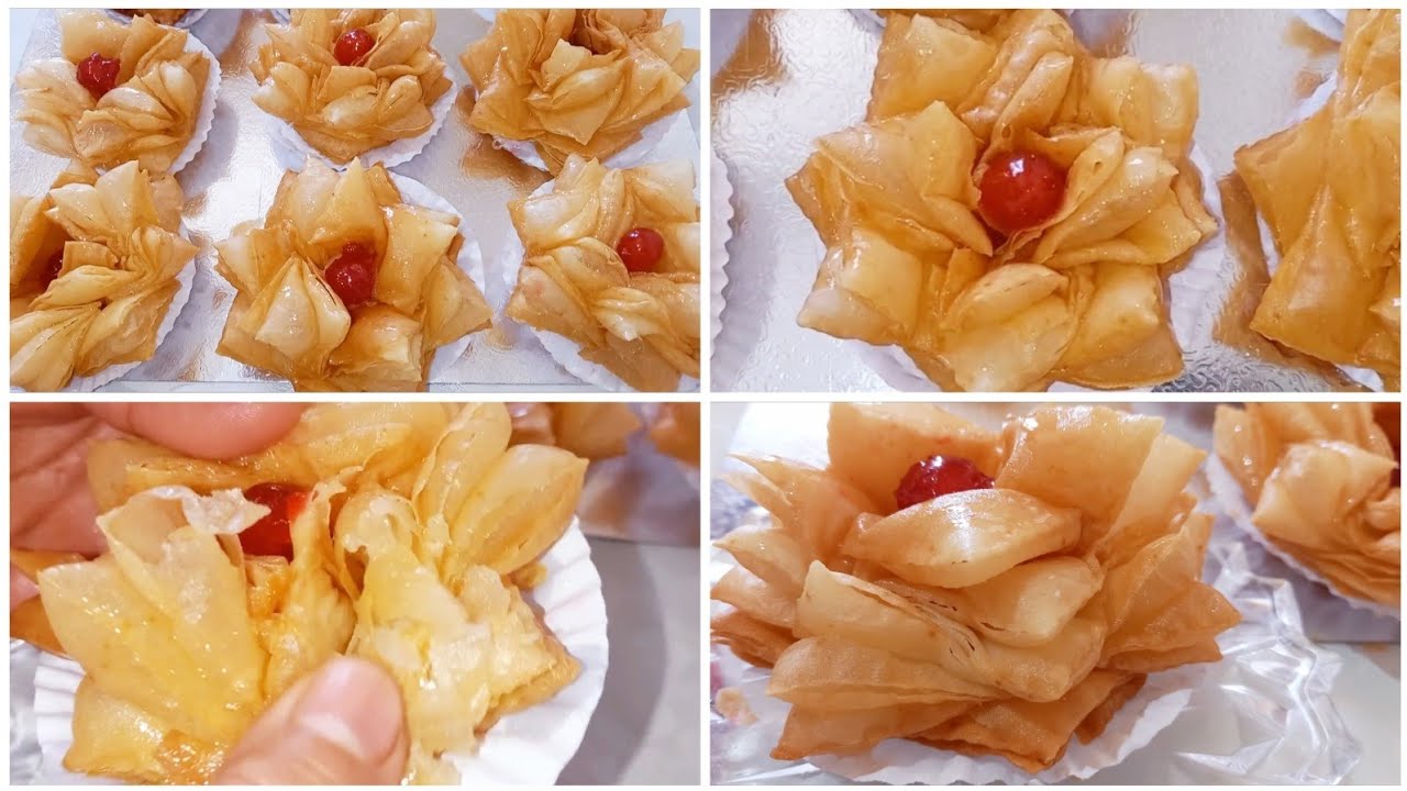 جديد💥 القريوش 😍😋مورق ومقرمش شكل وبنة تحفة😍خبي الوصفة في عينيك قريوش الأعراس والمناسبات بدون منازع 👍👌