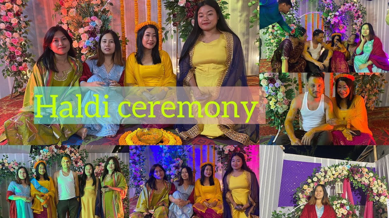 Haldi ceremony || Chamaijwk || Nana dadu ni 12 year ni mai chari mani ||