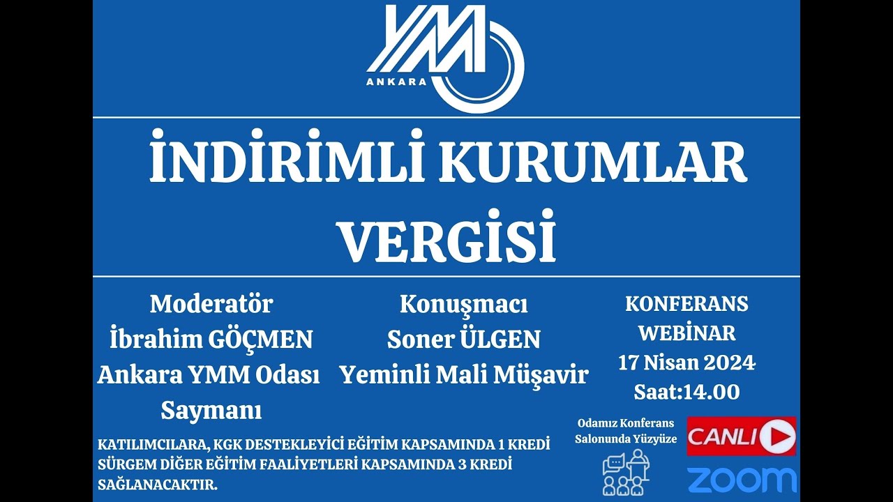 İndirimli Kurumlar Vergisi