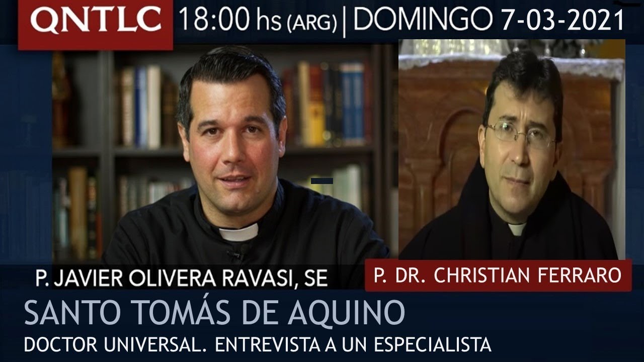 ¿Quién fue Santo Tomás de Aquino? Entrevista a un especialista. P. Christian Ferraro