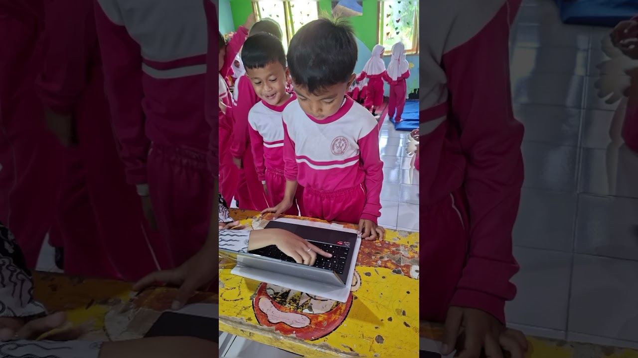 Pembelajaran digitalisasi TK Kartini PGRI Desa Kaleng Puring Kebumen