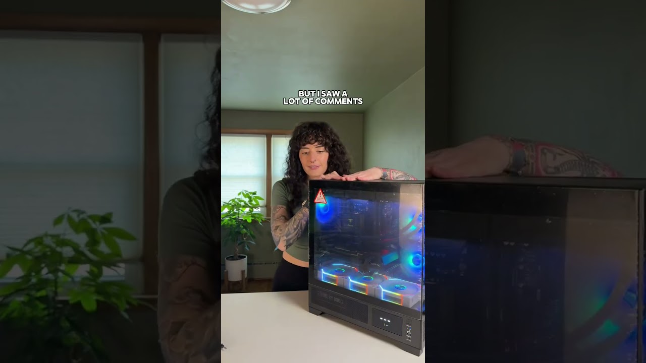 Surprising My Boyfriend with a New PC 👀 #pc #pcbuild #shorts #techbaddie #pcbuilding #pcgaming