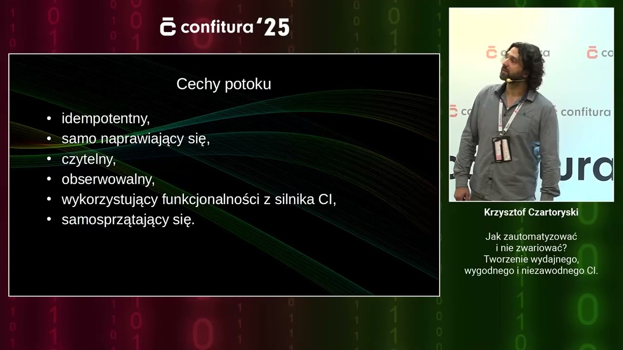 2025 - Krzysztof Czartoryski - Tworzenie wydajnego, wygodnego i niezawodnego CI.