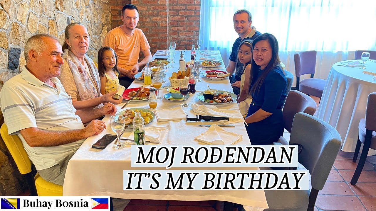 Proslavljam rođendan sa svojom bosanskom porodicom | Celebrating my birthday with my Bosnian family